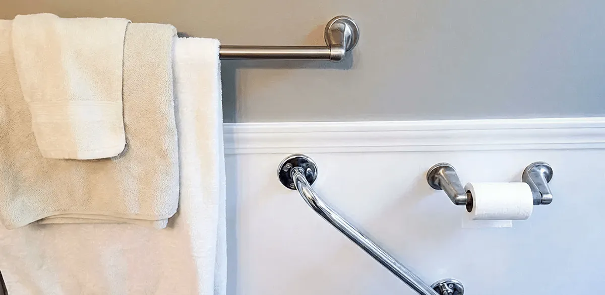 Bathroom grab bar installation for safety and accessibility in Charlotte, NC